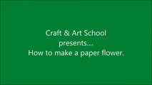 How to make simple & easy paper flower - 4 _ Kirigami _ Paper Cutting Craft Videos & Tutorials.-tYOG
