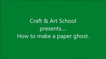 How to make origami paper ghost _ Origami _ Paper Folding Craft Videos & Tutorials.-RD7