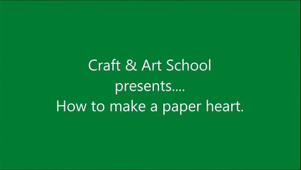How to make paper heart for decorations _ DIY Paper Craft Ideas, Videos & Tutorials.-h18XtLq