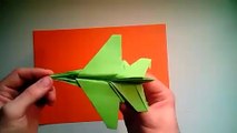 How To Make An Origami F16  Fighter Jet Paper Airplane - Easy Paper Plane Origami Jet Fighter-P623wU