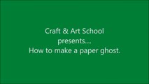How to make origami paper ghost _ Origami _ Paper Folding Craft Videos & Tutorials.-RD7