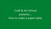 How to make origami paper table - 2 _ Origami _ Paper Folding Craft Videos & Tutorials.-gI-4rfAt