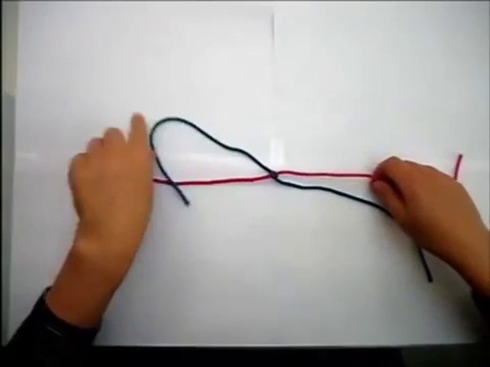 Scoubidou Anleitung einfach - Runde Knoten - Bänder Basteln _ flechten-M