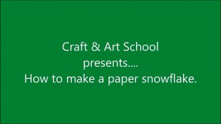 How to make simple & easy paper snowflake - 4 _ Kirigami _ Paper Cutting Craft Videos & Tutorials.-Sfy_X-4