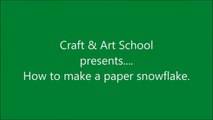 How to make simple & easy paper snowflake - 4 _ Kirigami _ Paper Cutting Craft Videos & Tutorials.-Sfy_X-4