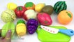 Toy Cutting Velcro Fruits Cooking Playset Food Toys Play Doh Cars Learn Colors Fun Learning Kids-U
