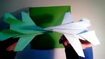 How To Make An Origami F14 Tomcat Fighter Jet Paper Airplane - Easy Paper Plane Origami Jet Fighter-DER