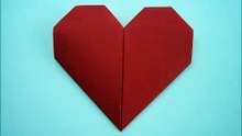 Herz falten - Origami - einfach-nNi
