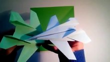 How To Make An Origami F14 Tomcat Fighter Jet Paper Airplane - Easy Paper Plane Origami Jet Fighter-DERm_h_