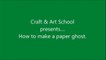 How to make origami paper ghost _ Origami _ Paper Folding Craft Videos & Tutorials.-RD7m