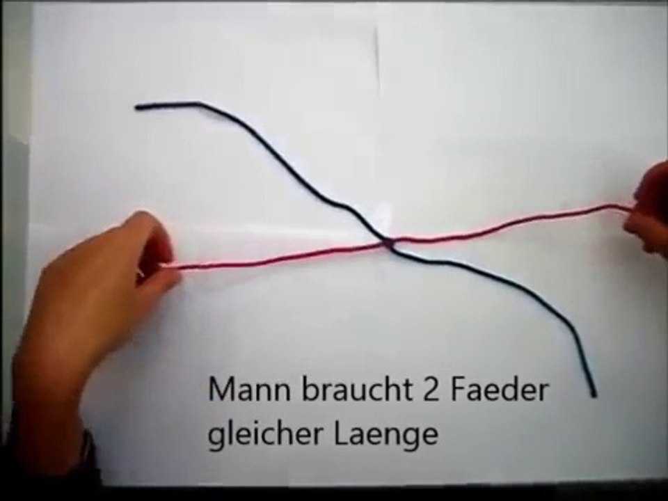 Scoubidou Anleitung einfach - Runde Knoten - Bänder Basteln _ flechten-MHjud3