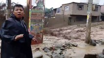 Coulée de boue impressionnante à Lima - Perou - 15 mars 2017