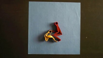 Origami Figure Friendship (Alexander Kurth) Tutorial-7UFN7j3