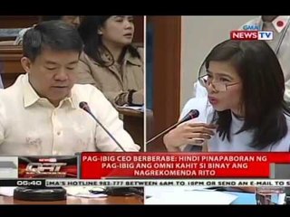 Berberabe: Hindi pinaboran ng Pag-ibig ang Omni kahit si Binay ang nagrekomenda rito