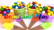 Gum ball Ice Cream Surprise Toys Disney Night Garden Pixar Cars MLP Learn Colors Play Doh Molds-Zm