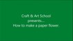 How to make simple & easy paper flower - 4 _ Kirigami _ Paper Cutting Craft Videos & Tutorials.-tYOGjQ