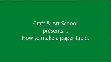 How to make origami paper table - 2 _ Origami _ Paper Folding Craft Videos & Tutorials.-gI-4r