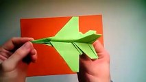 How To Make An Origami F16  Fighter Jet Paper Airplane - Easy Paper Plane Origami Jet Fighter-P623wUvQG