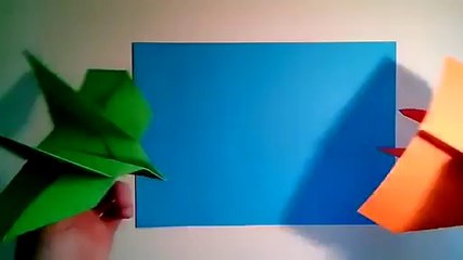 Origami Boomerang Paper Plane-uxcw