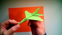How To Make An Origami F16  Fighter Jet Paper Airplane - Easy Paper Plane Origami Jet Fighter-P62