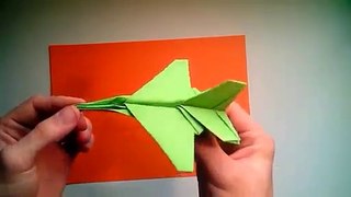 How To Make An Origami F16  Fighter Jet Paper Airplane - Easy Paper Plane Origami Jet Fighter-P623