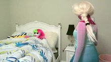 Spiderman vs Joker - Joker Girl Frozen Elsa Makeup Fail! w_ Pink Spidergirl, Princess Belle-zLOMIPFK