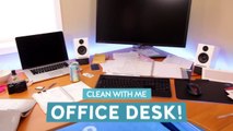 Cleaning & Organizing A Desk (Clean With Me)-9