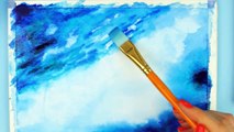 Watercolor For Beginners _ Supplies & Watercolor Techniques for Beginners & Painting the Ocean-Wg_vJzR