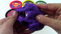 Learn Colors Play Doh Cups Modelling Clay Toys MARVEL AVENGERS, IRON MAN, CAPTAIN AMERICA, SPIDERMAN-Q75U7