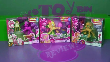 My Little Pony Fluttershy, Cheerilee, & Applejack Poseable Ponies _ Bin's Toy Bin-HWT_U