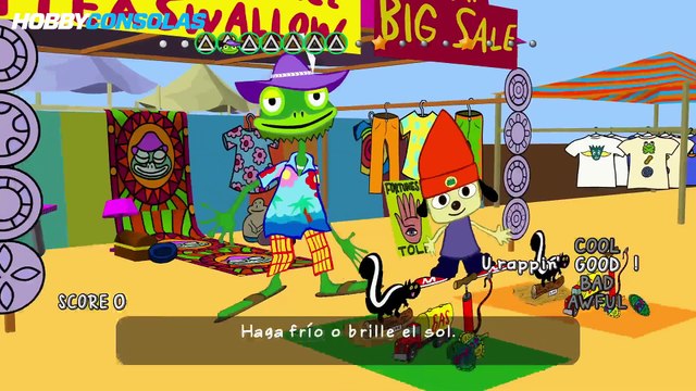Gameplay PaRappa The Rapper