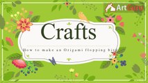 Origami Art -  How to make an origami flopping bird-G