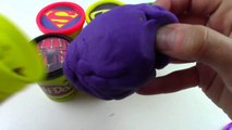 Learn Colors Play Doh Cups Modelling Clay Toys MARVEL AVENGERS, IRON MAN, CAPTAIN AMERICA, SPIDERMAN-Q75U7FcF