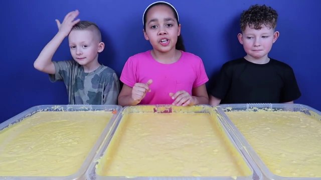 Kids vs Food! Super Gross Toy Challenge - CUSTARD! Shopkins - Num Noms - Hot Wheels Prizes-3s