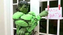 Spiderman UNMASKED! Spiderman vs Joker w_ Frozen Elsa, Joker Girl, Hulk, Batman - Funny Superheroes-At