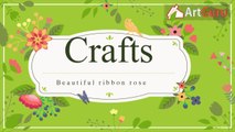 Ribbon Craft - Ribbon Art -  How to make a simple ribbon rose-ywG233hFm