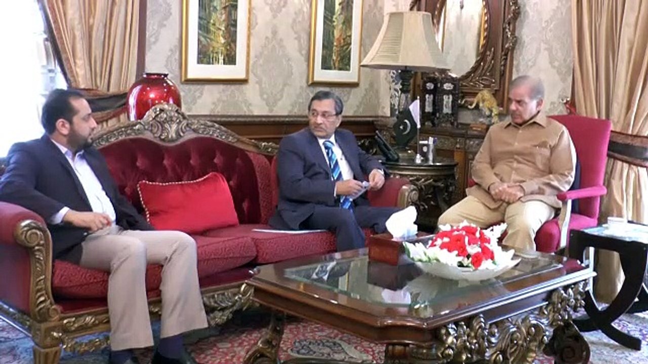 CM Punjab meeting with MNA Parveiz Malik and Provincial Minister Khawaja Imran Nazir