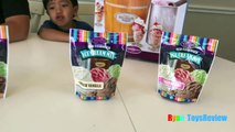 ICE CREAM MAKER Machine! Makes REAL YUMMY ICE CREAM treats with Ryan ToysReview and Spiderman toy