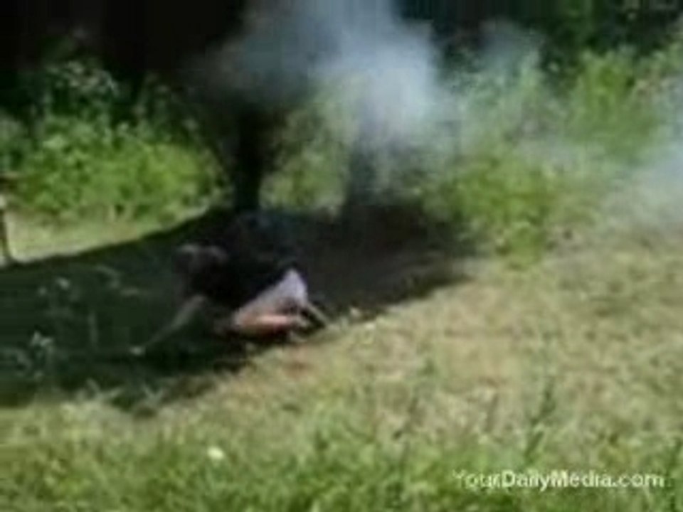 girl + gun = accident