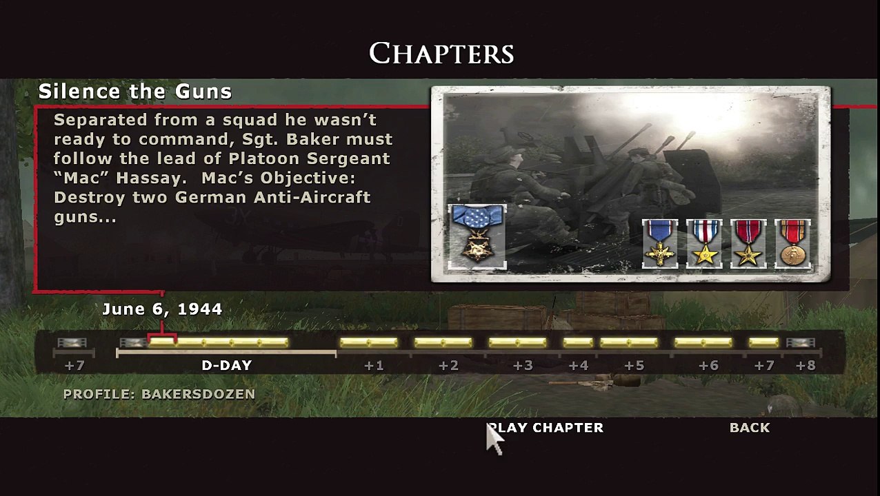 Brothers in Arms  Road to Hill 30  Walkthrough on Authentic - Chapter 3 - Silence the Guns