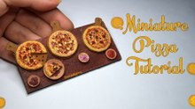 Miniature Pizza Tutorial-Polymer Clay