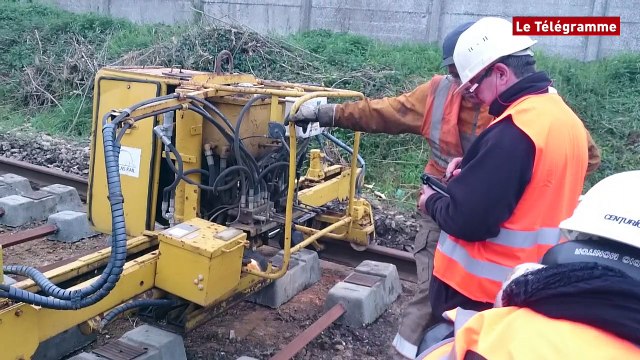 Ligne Guingamp-Paimpol. Dernière ligne droite avant le 28 avril