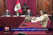 Pedro Cateriano respondió en la Comisión de Defensa del Congreso