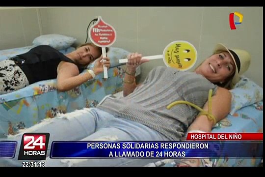 Hospital del Niño: menores aún necesitan donantes de sangre