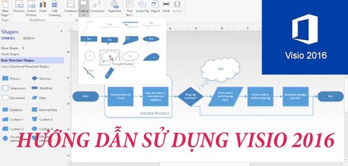 Hướng dẫn sử dụng Microsoft Visio 2016 chi tiết và dễ hiểu