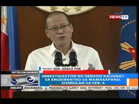 NTG: Panayam kay Sen. Grace Poe kaugnay sa engkwentro sa Mamasapano, Maguindanao