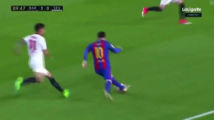 Świetna kontrola piłki przez messiego