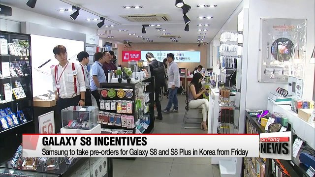 Samsung offering incentives for local preorders of Galaxy S8