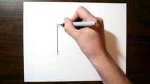 How to Draw 3D Hole on Paper for Kids - Very Easy Trick Art!-yT4xq6