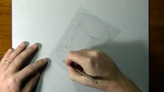 Drawing of a simple glass - How to draw 3D Art-1UsUC8bD